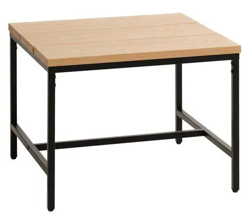 Coffee table TEBSTRUP 60x60 oak/black