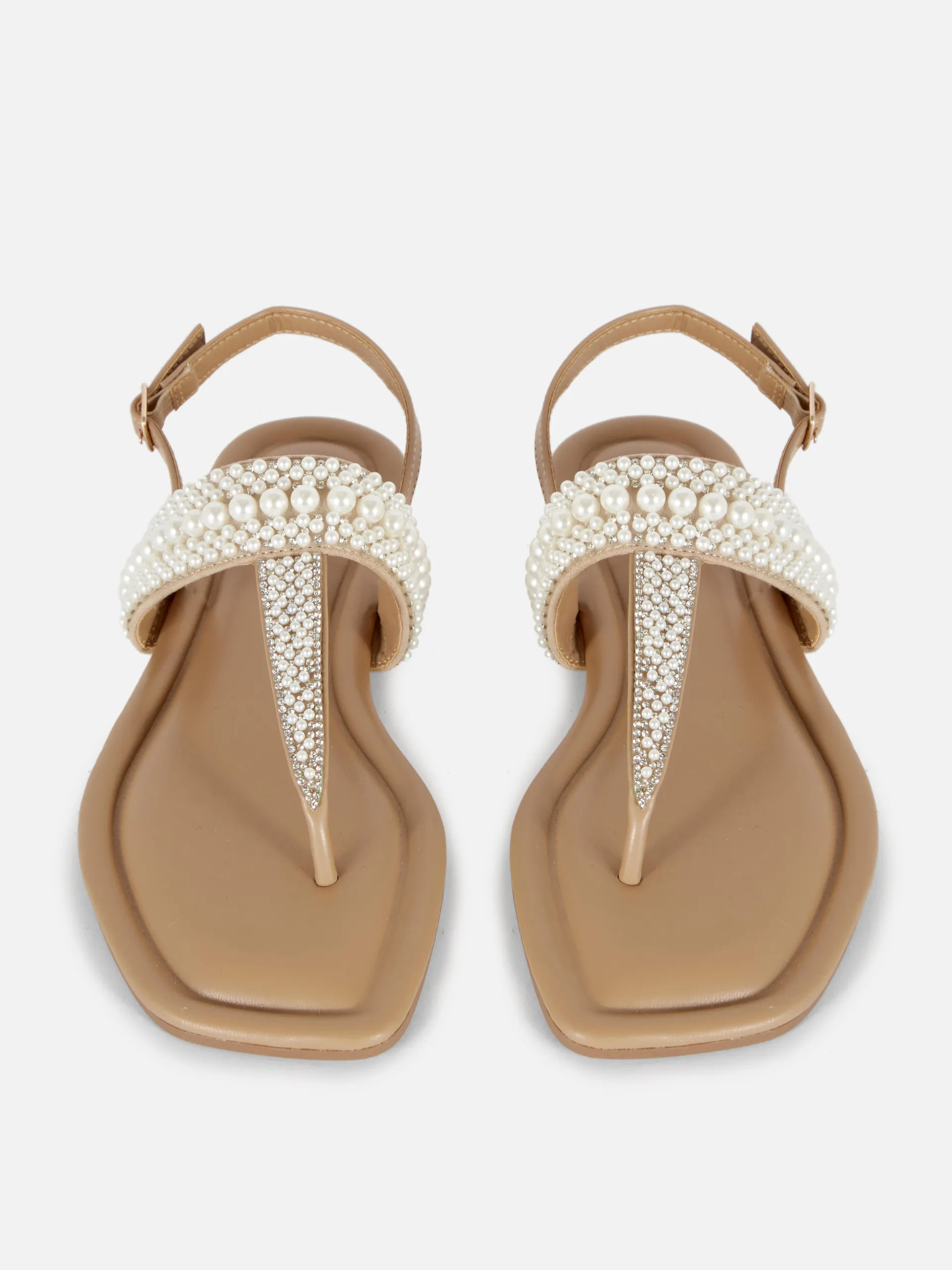 Embellished Toe Post Sandals