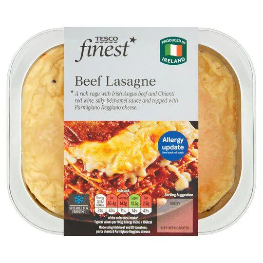 Tesco Finest Beef Lasagne 400G