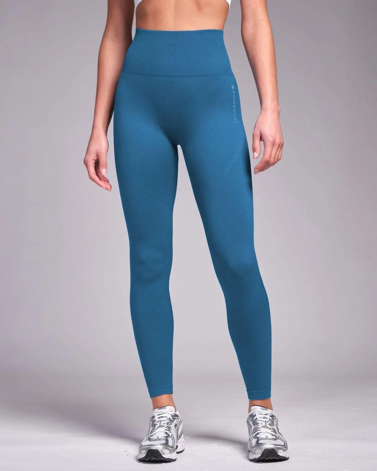 Powercut SOLID Seamless Leggings Vintage Blue