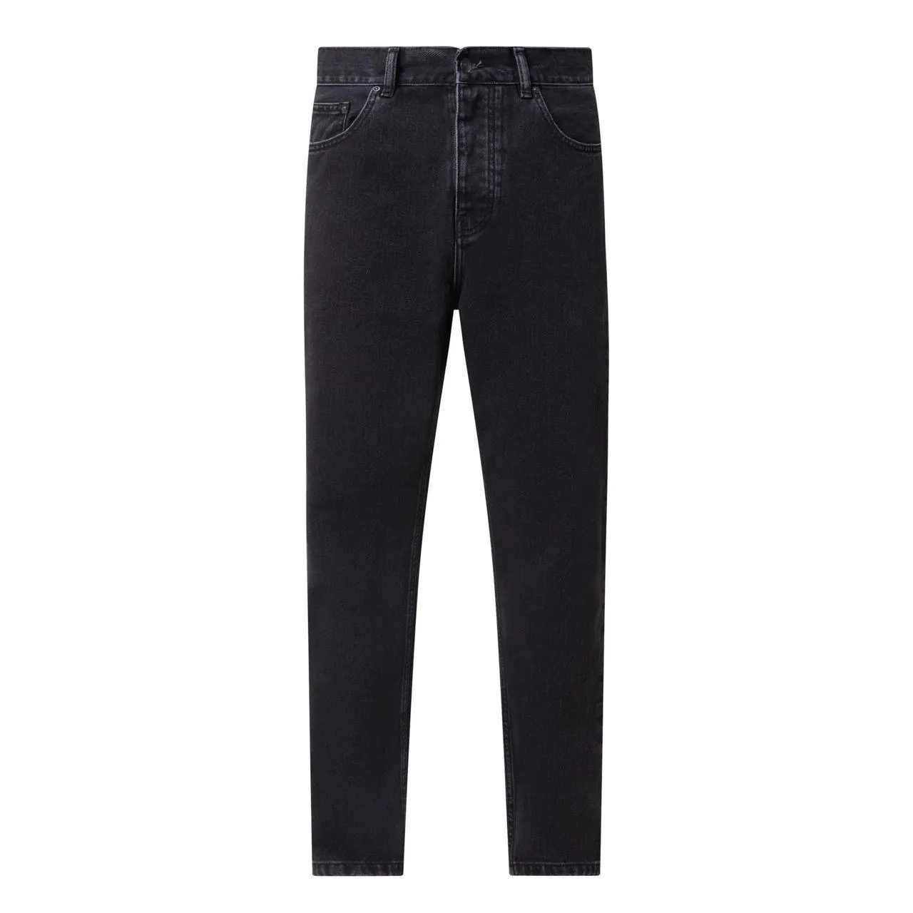 Newel Mid Rise Relaxed Tapered Fit Jeans