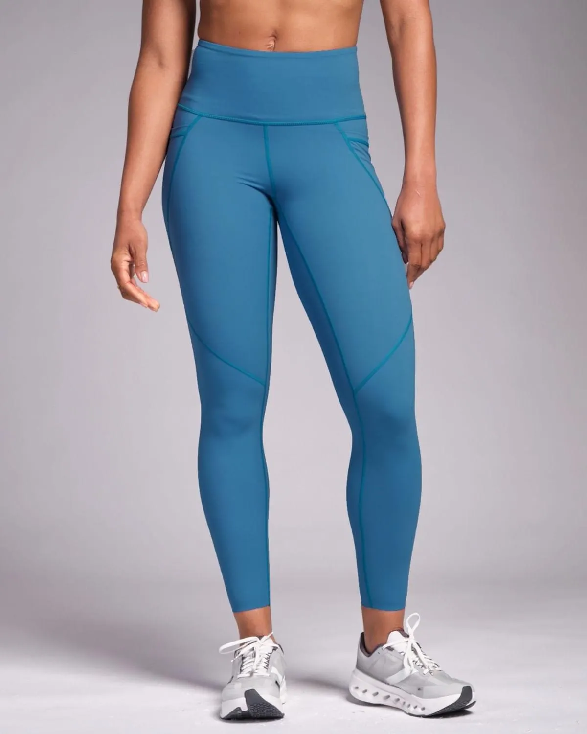 Powercut Sculpt High-Waisted Leggings Vintage Blue