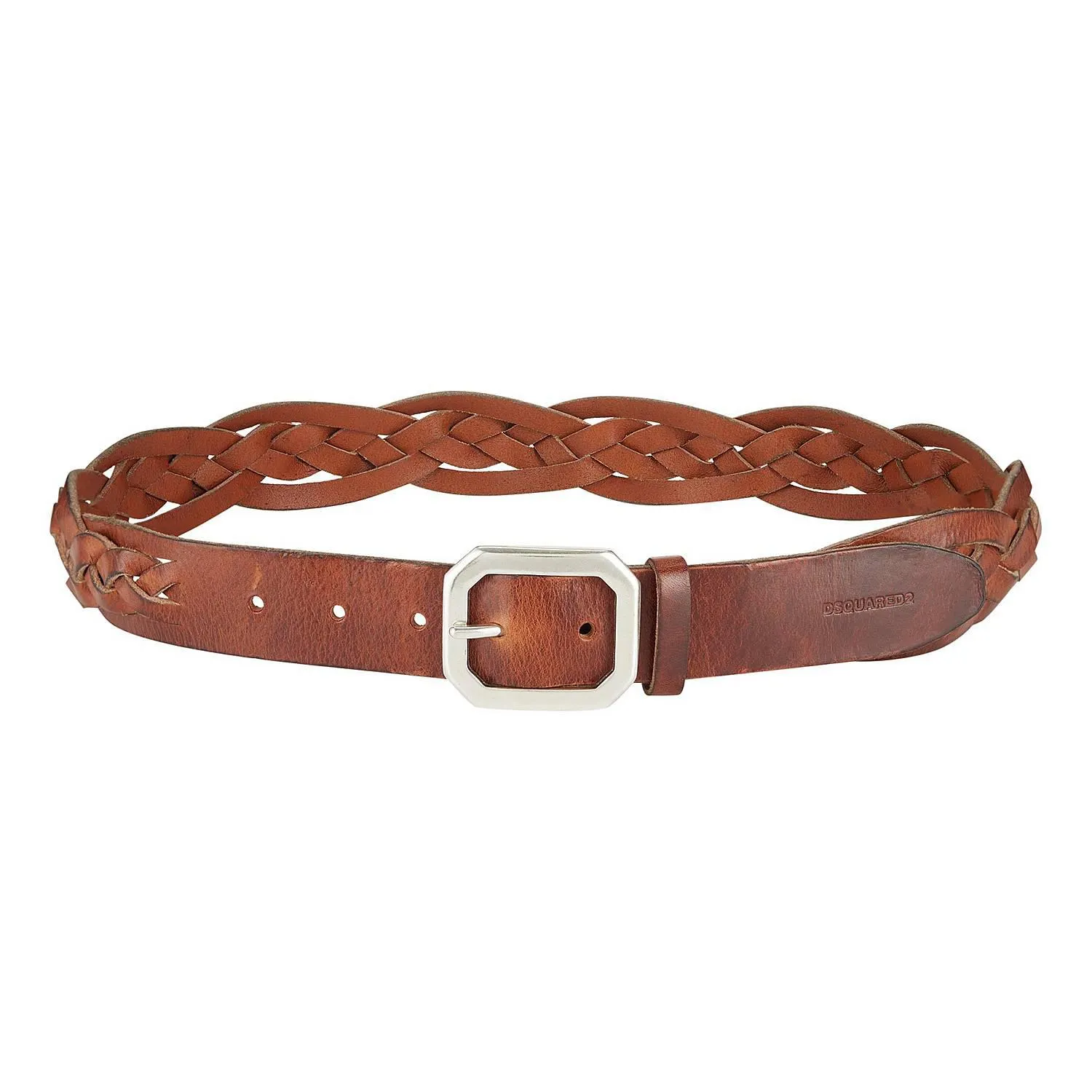 Woven Leather Belt