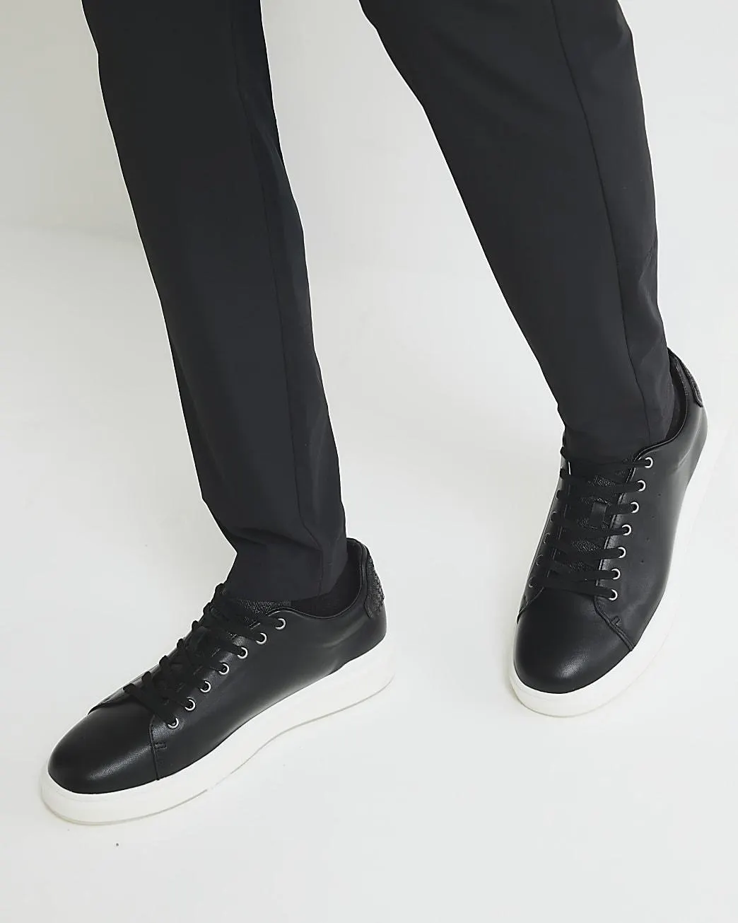 Black Monogram Trainers