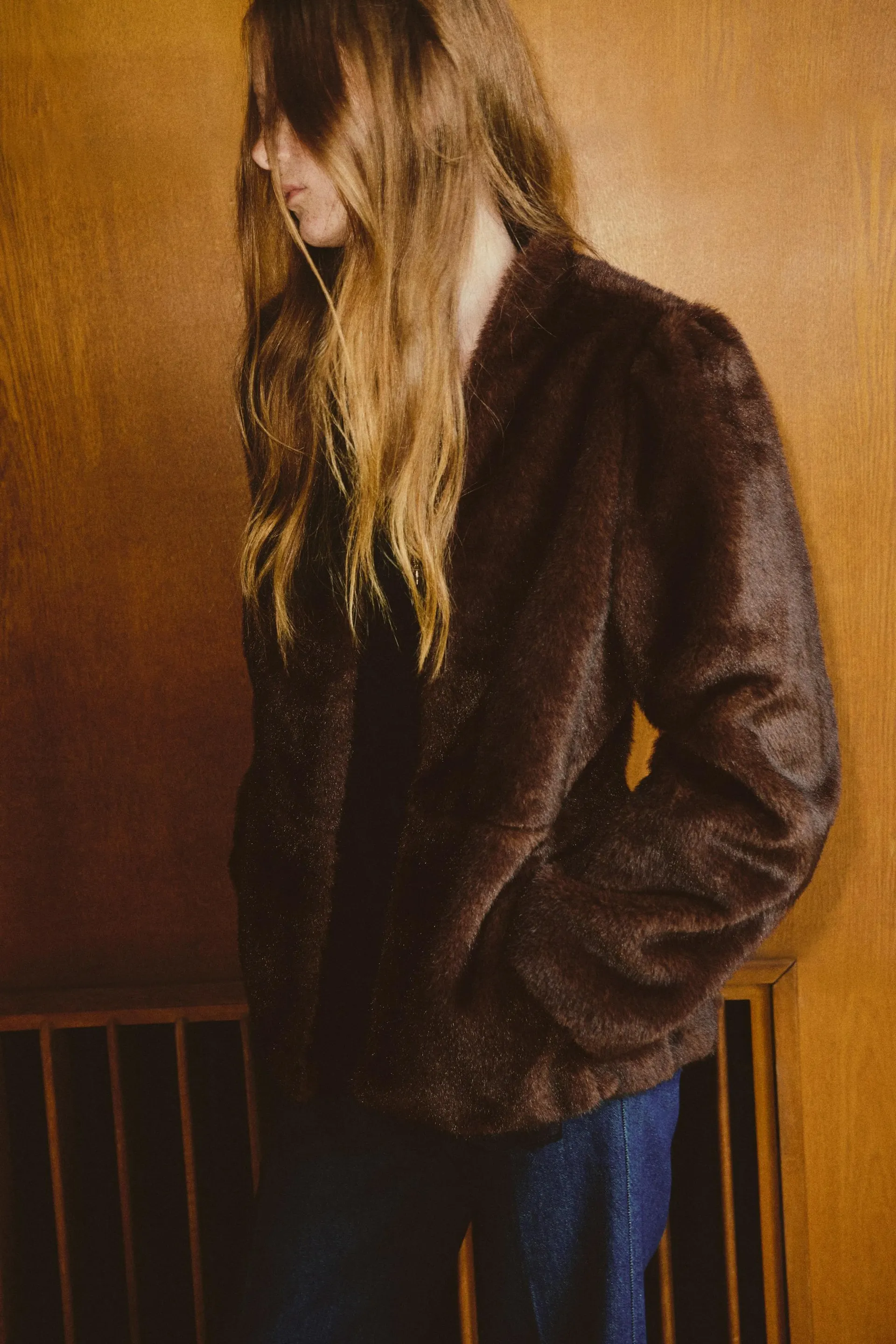 Puff-sleeved jacket