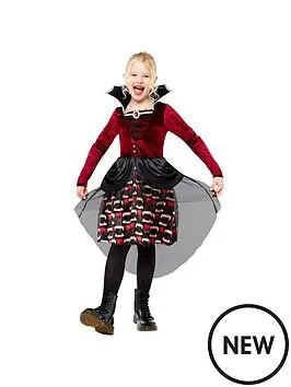 Halloween Girls Midnight Vampiress Costume