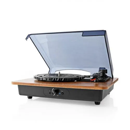 NEDIS RETRO VINYL RECORD PLAYER WITH BLUETOOTH