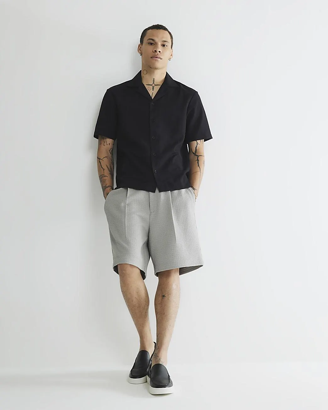 Black Short Sleeve Multipack Shirts