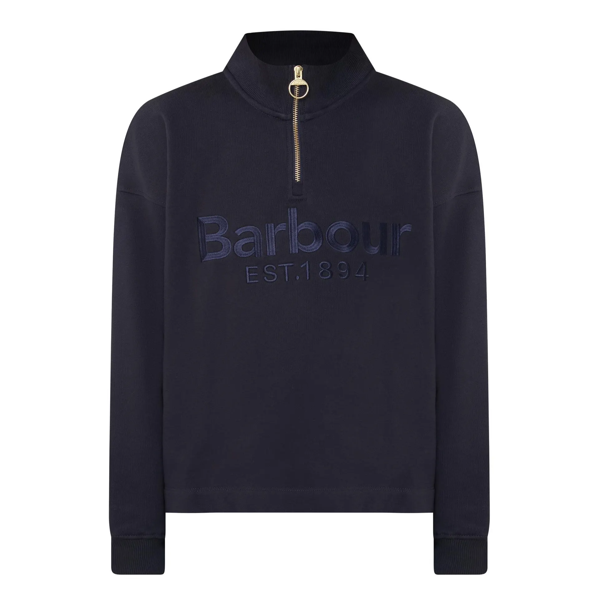 Sara Logo Half-Zip Sweatshirt
