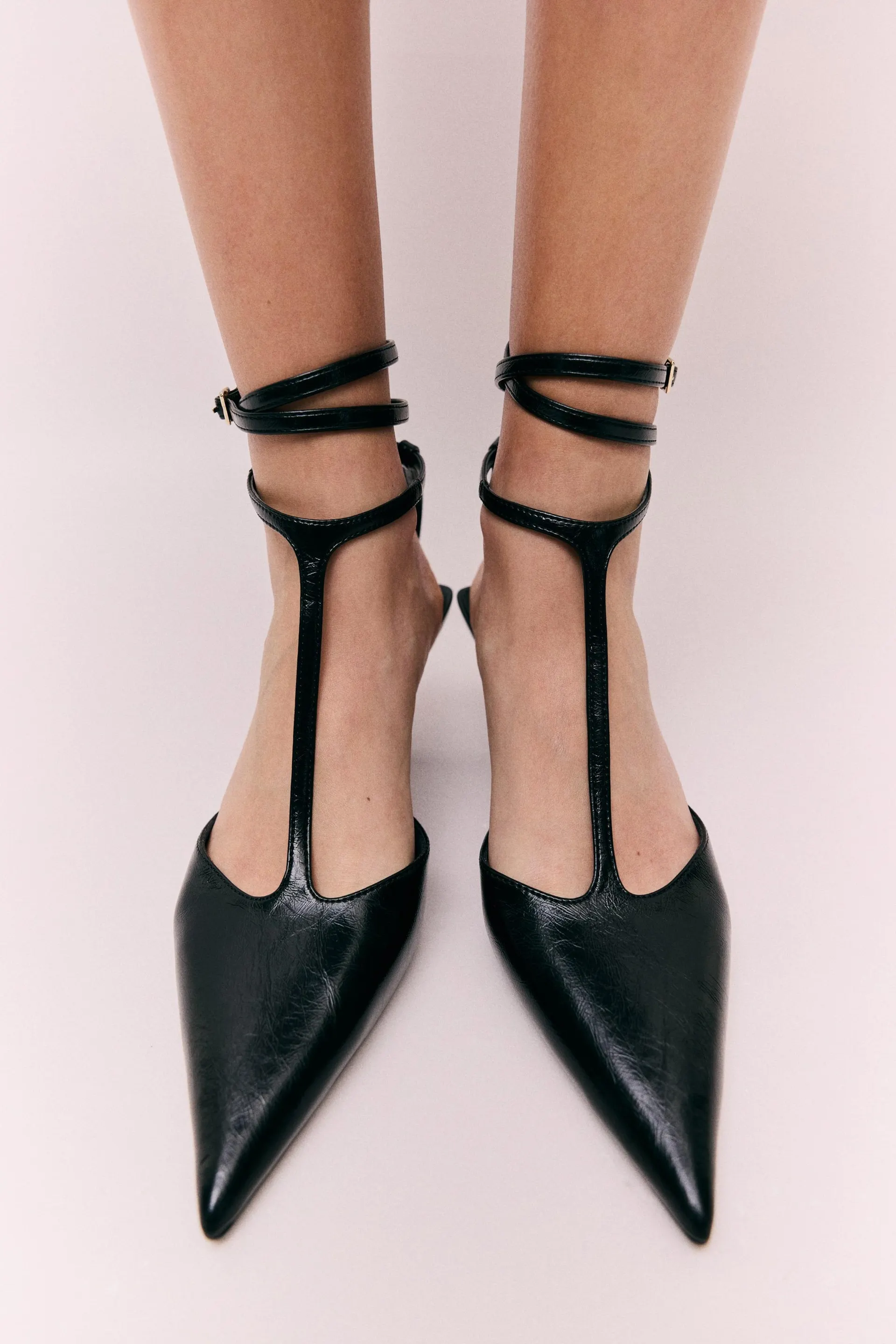 Heeled strappy sandals