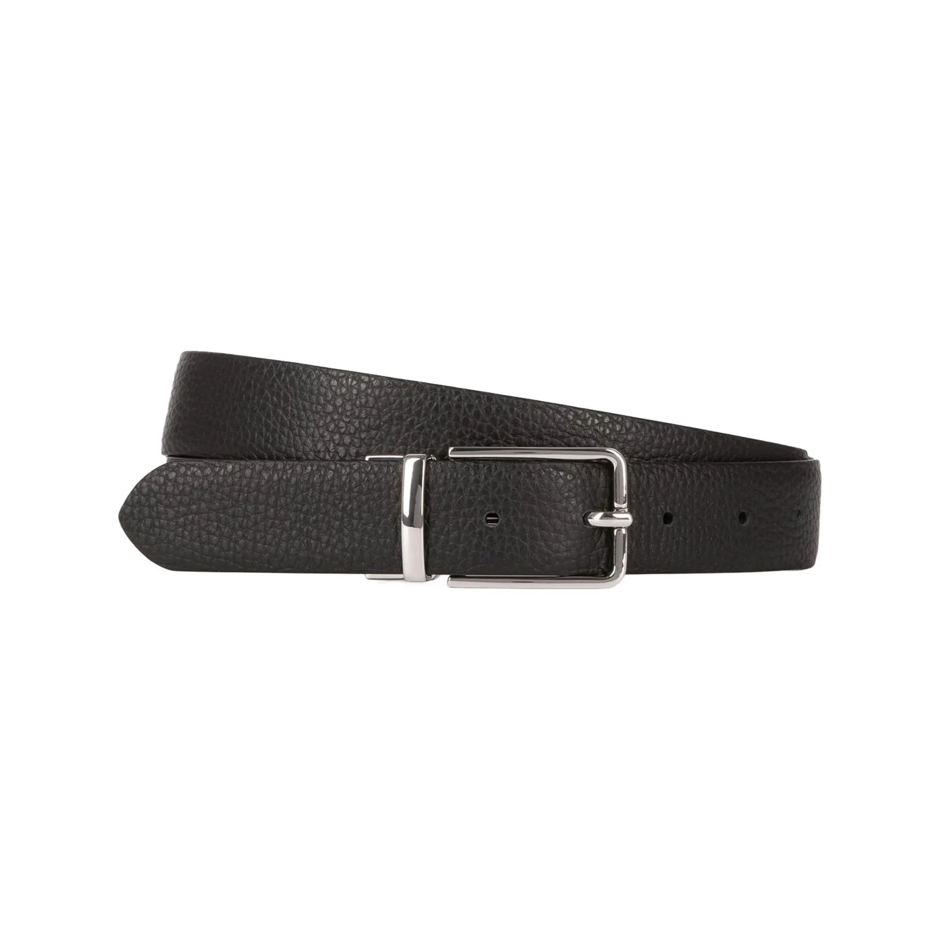 Reversible Grained Leather Belt