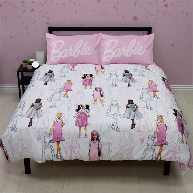 Barbie Figures Duvet Jn99