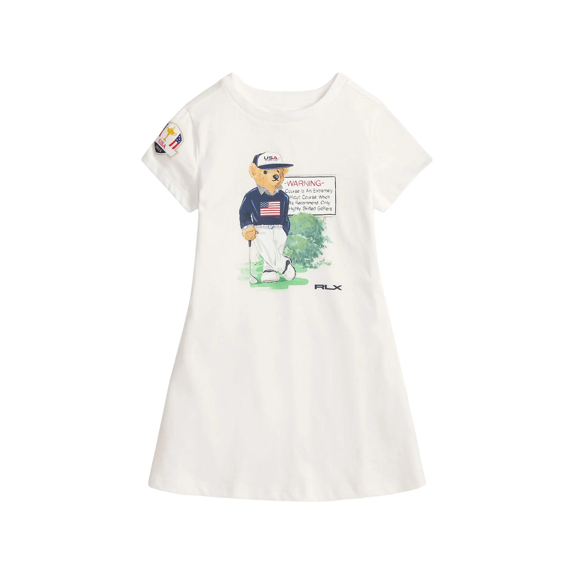 Polo Bear Golf Logo T-Shirt Dress 2-7 Years