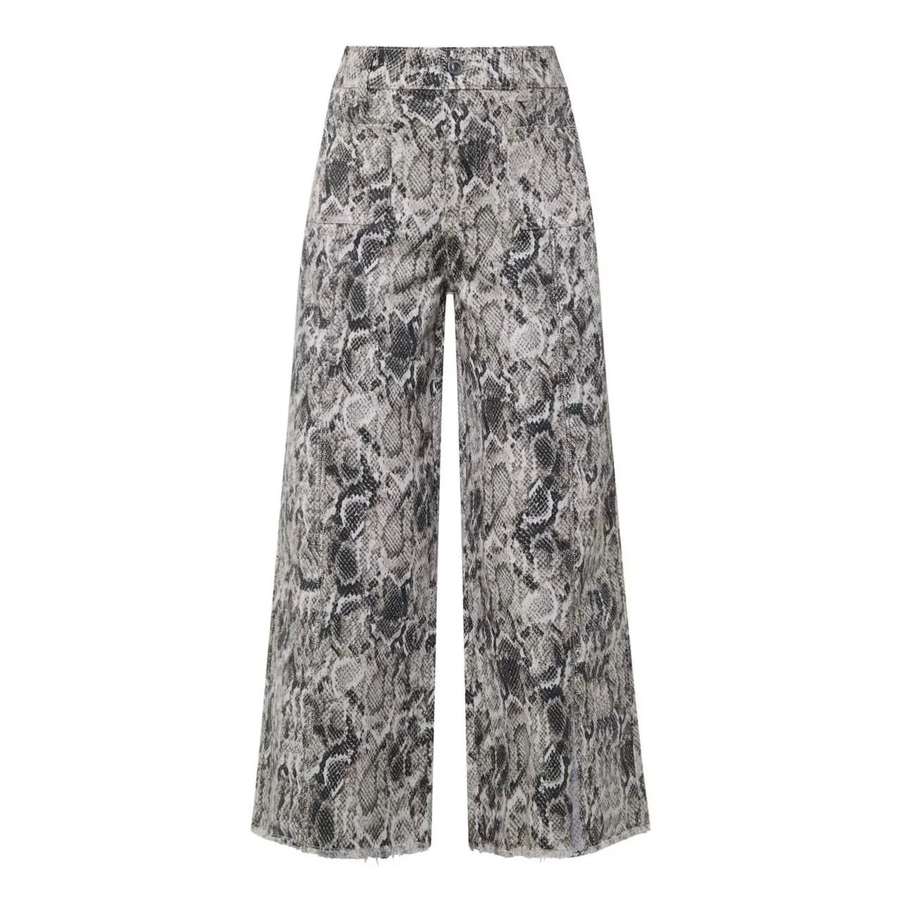 New in JOSEPH RIBKOFF High-Rise Snake Cropped Jeans €199.00