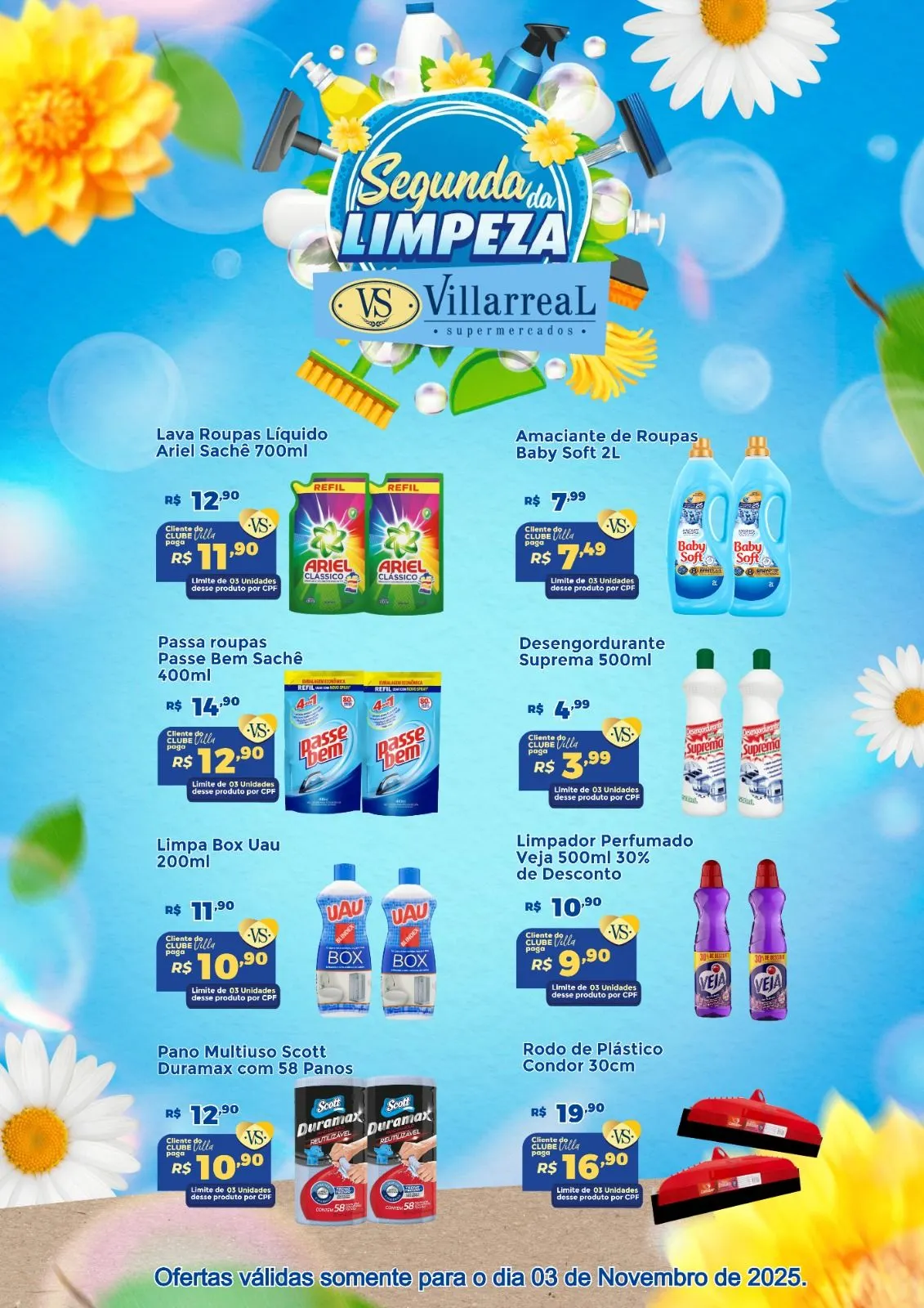 Encarte de  Folhetos Villarreal  3 de novembro até 3 de novembro 2025 - Pagina 