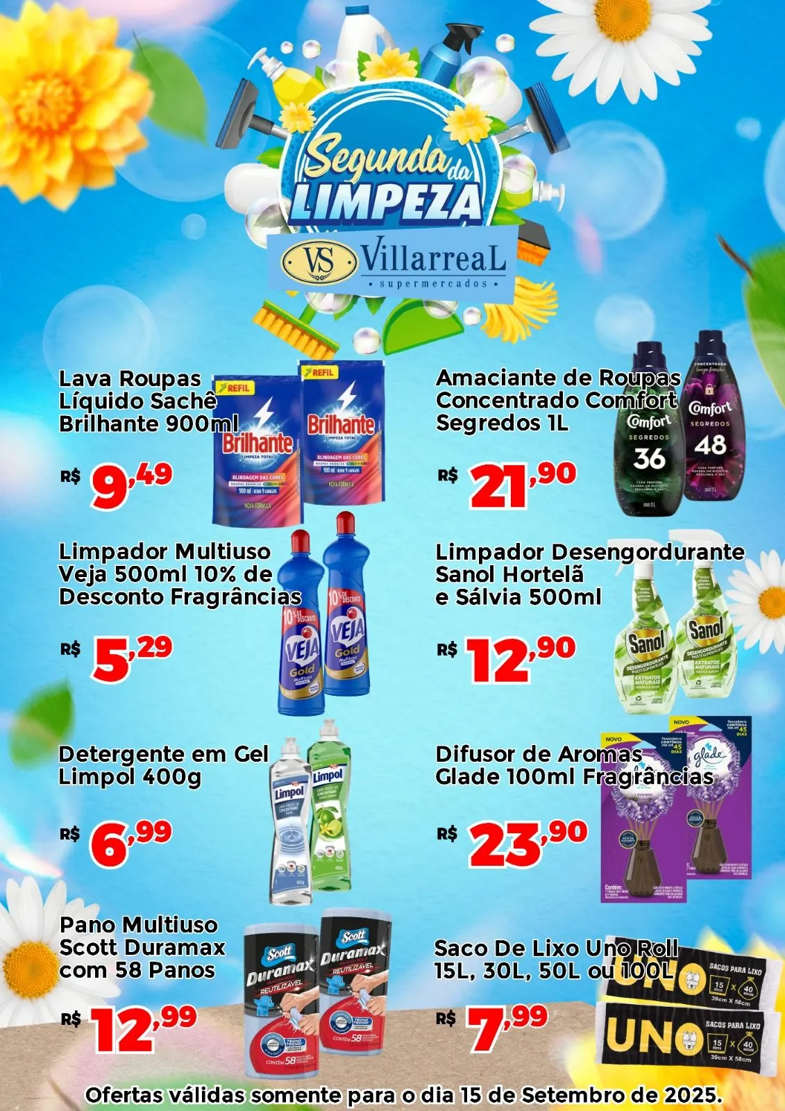 Encarte de Folhetos Villarreal 15 de setembro até 22 de setembro 2025 - Pagina 
