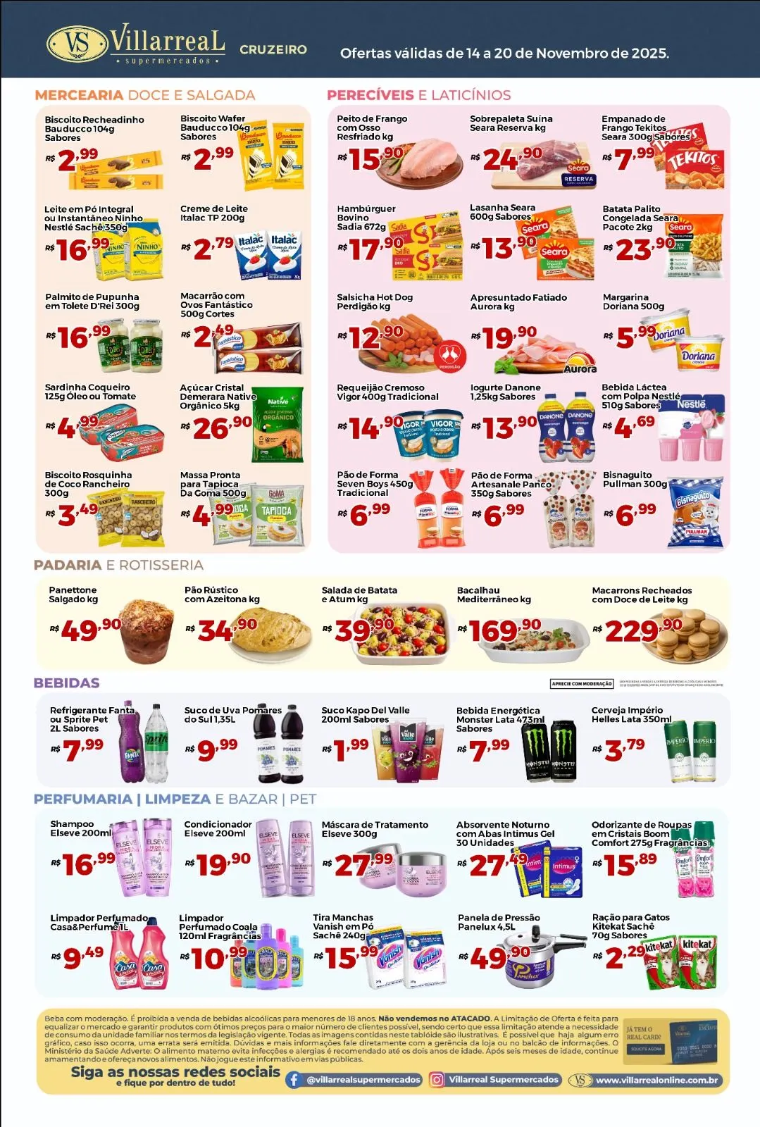 Encarte de  Villarreal Ofertas 14 de novembro até 24 de novembro 2025 - Pagina 1