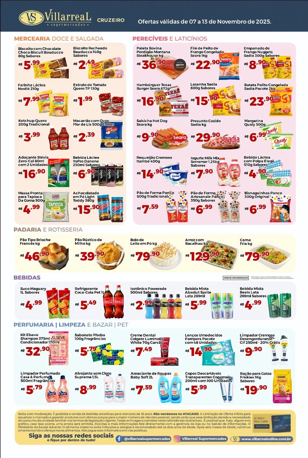 Encarte de  Villarreal Ofertas 7 de novembro até 13 de novembro 2025 - Pagina 1