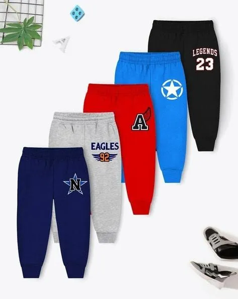 Pack of 5 Boys Printed Pyjamas