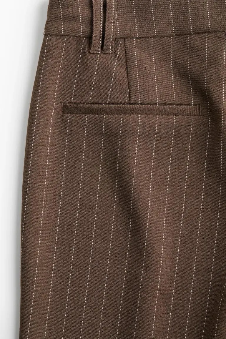 Wide tailored trousers