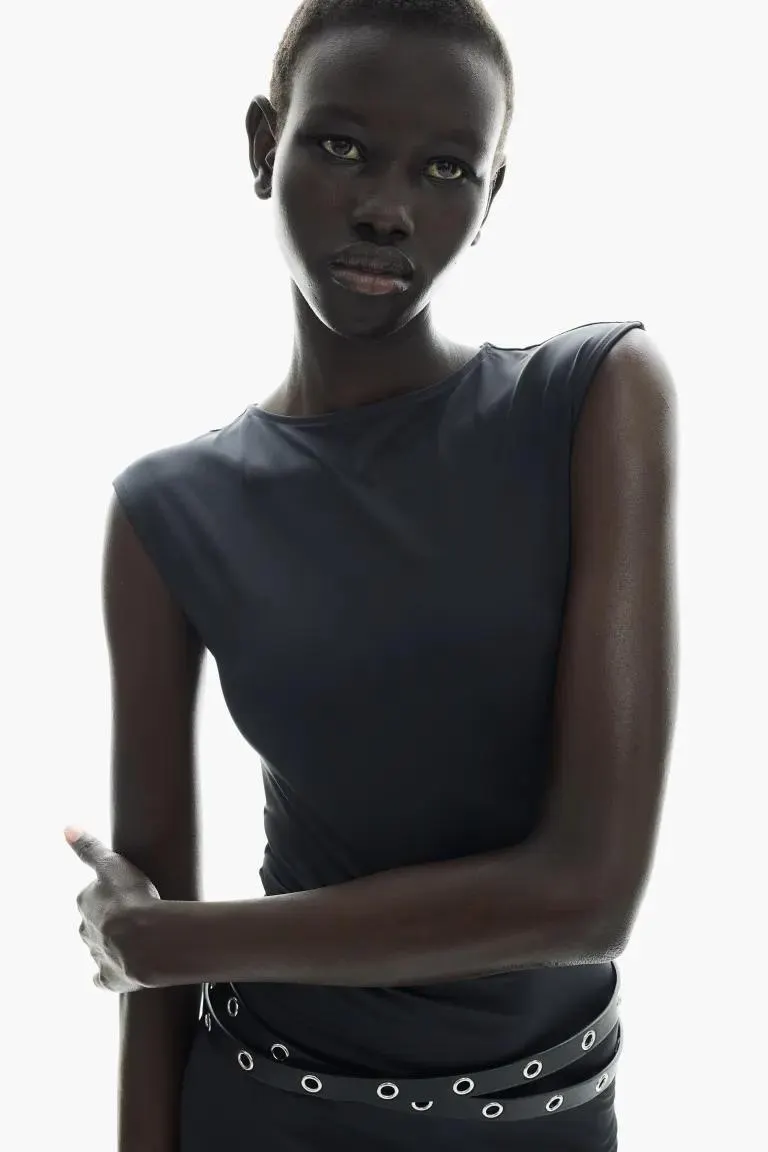 Mermaid-skirt bodycon dress