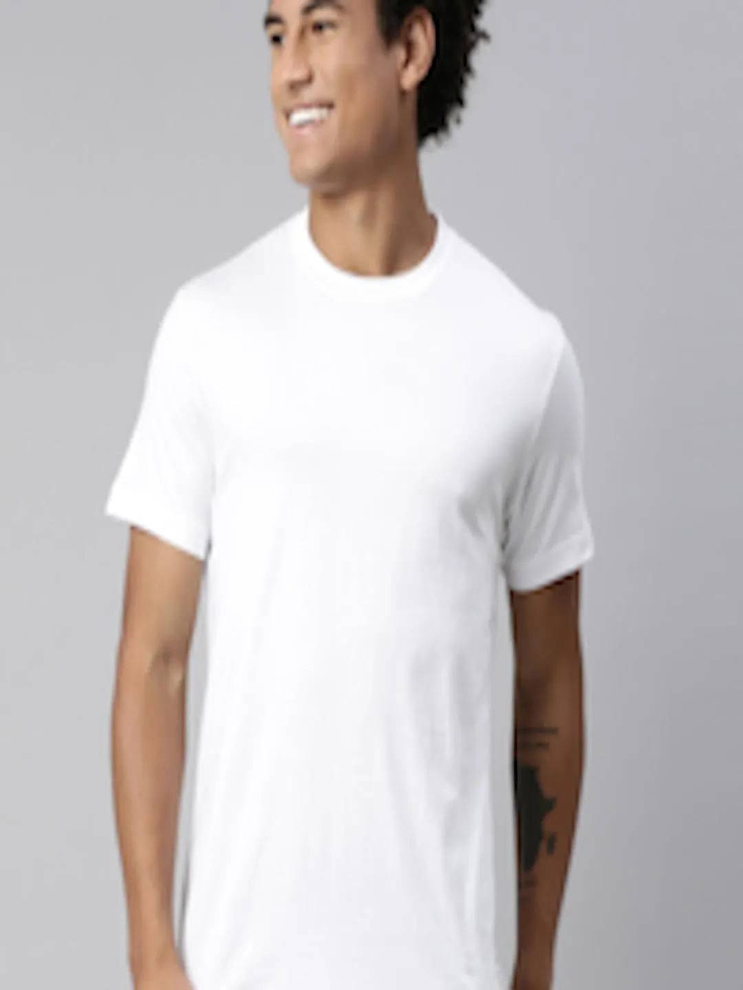 Men Smartskin Technology Pure Cotton Lounge T-shirts-025