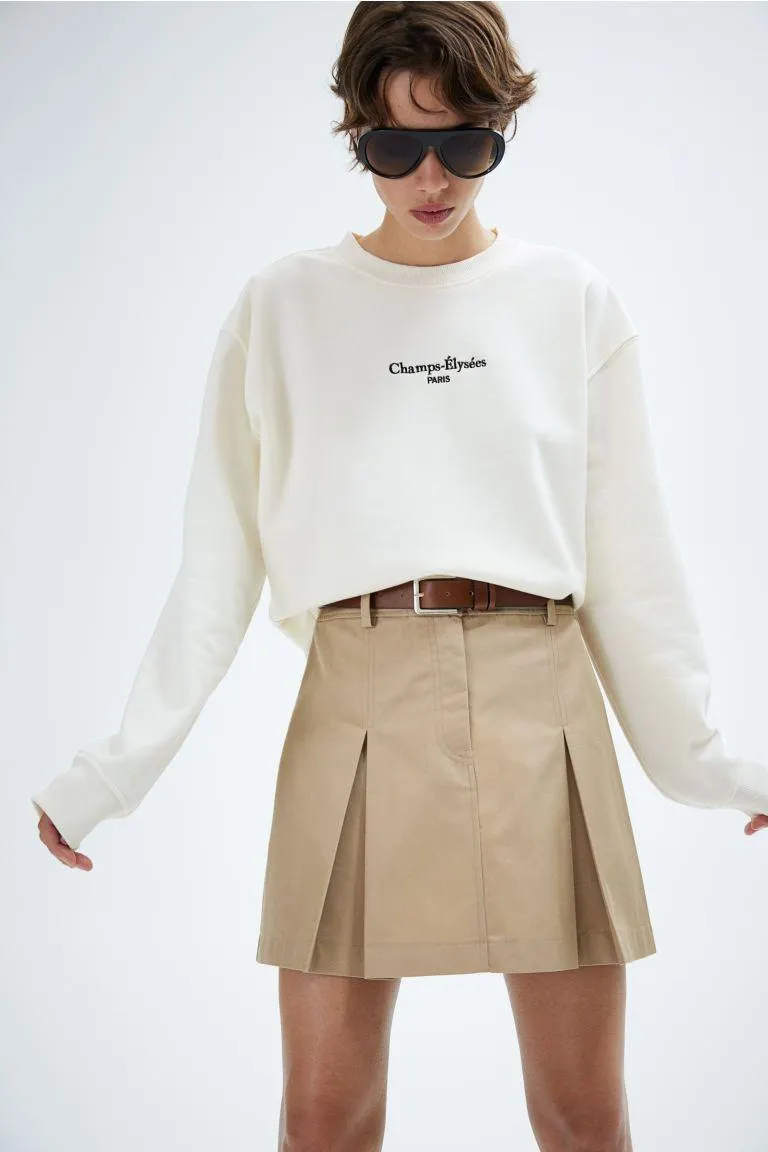 Crew-neck sweatshirt