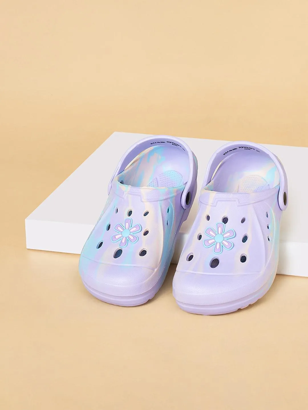 Girls Self Design Clogs