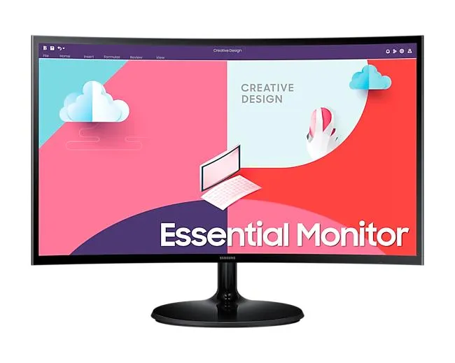 59.8cm (24") Curved Monitor with 1800R Curvature, 75Hz referesh rate, AMD freeSync