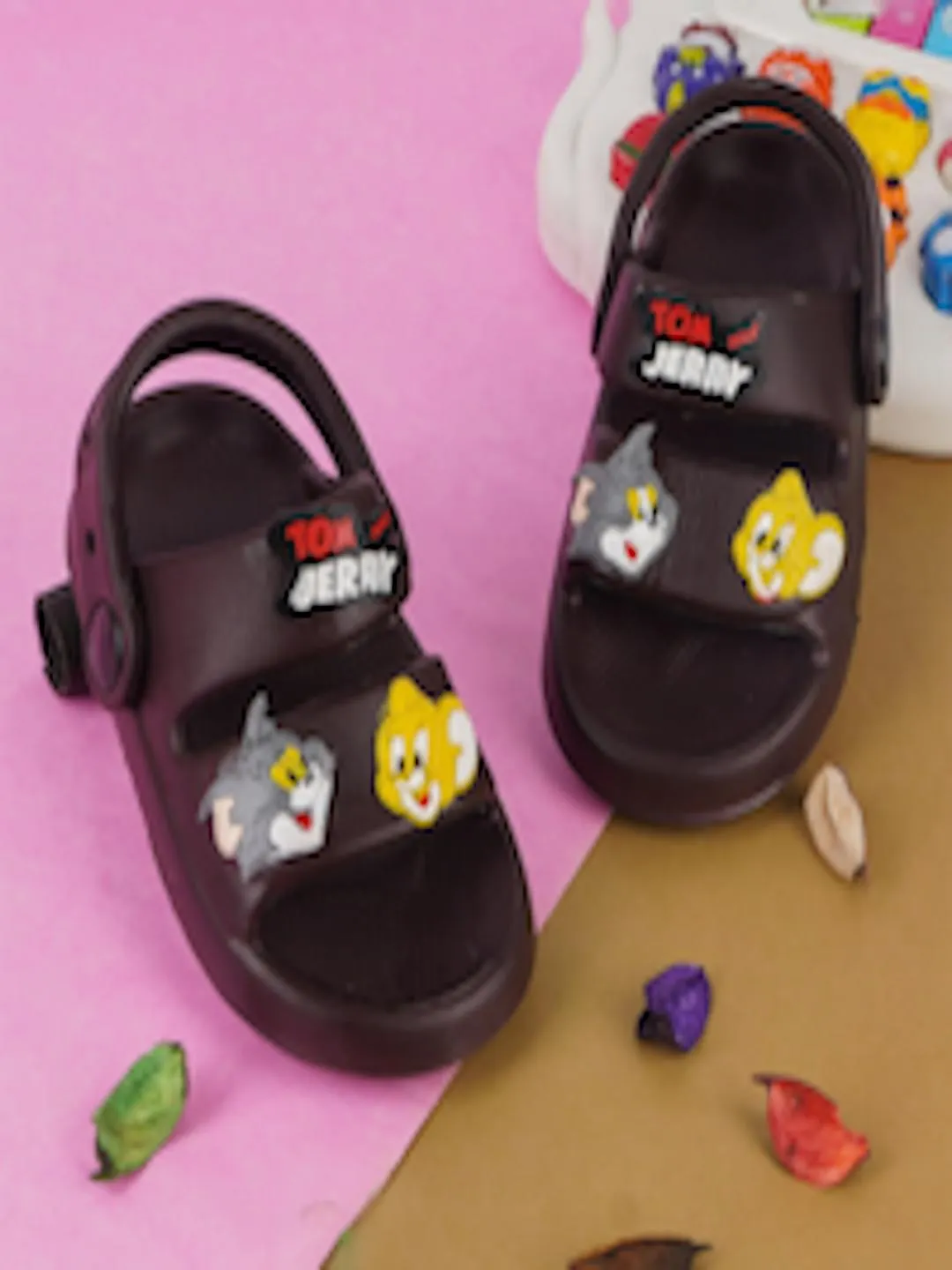 Kids Tom & Jerry Applique Clogs