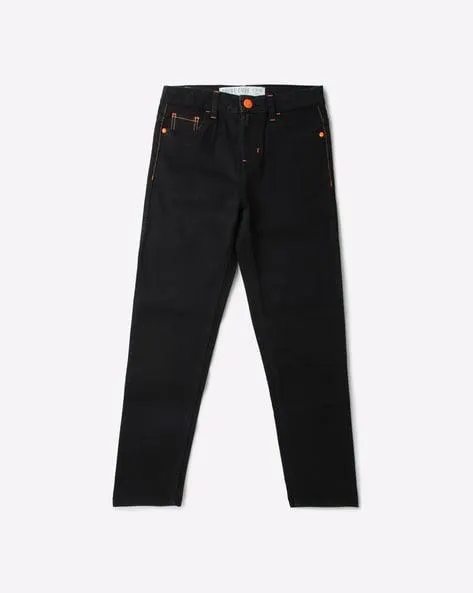 Boys Mid-Rise Slim Fit Jeans
