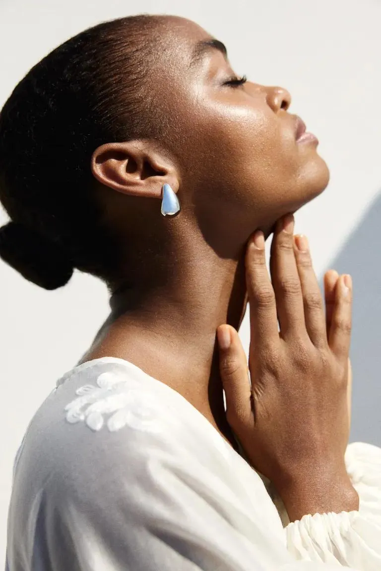 Chunky dome earrings