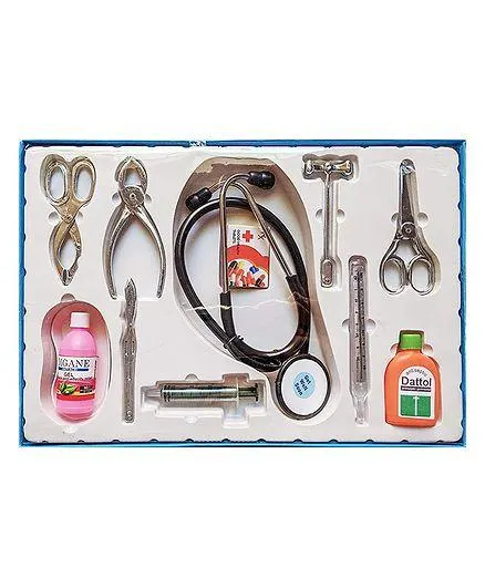 Mikha Pretend Play Doctor Set Multicolor - 10 Pieces