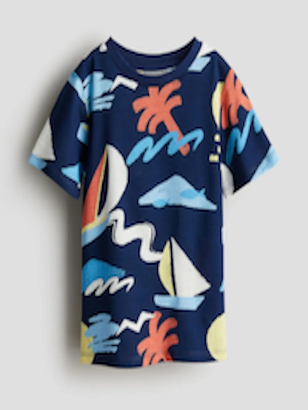 Boys Pure Cotton Printed T-shirt
