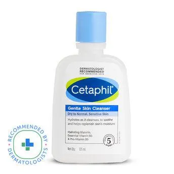 Cetaphil Gentle Skin Cleanser Dry to Normal Skin with Niacinamide Dermatologist Recommended
