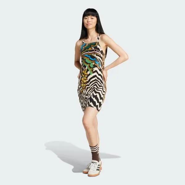 adidas X FARM Rio 3-Stripes Mini Dress