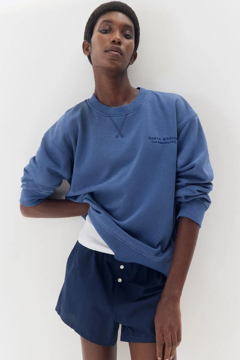 Crew-neck sweatshirt