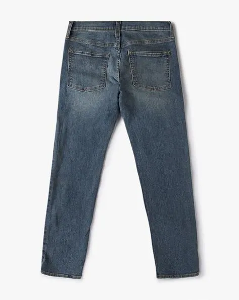Boys Mid-Wash Skinny Fit Jeans
