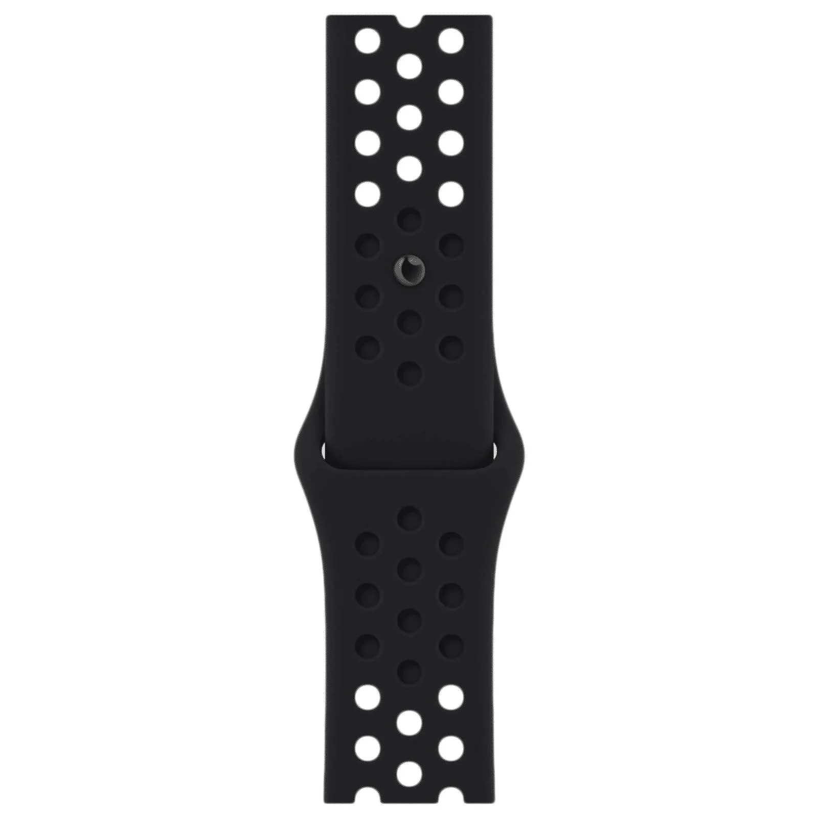 Apple Nike Fluoroelastomer Sport Band for Apple (42mm / 44mm / 45mm / 49mm) (Durable & Strong, Black)