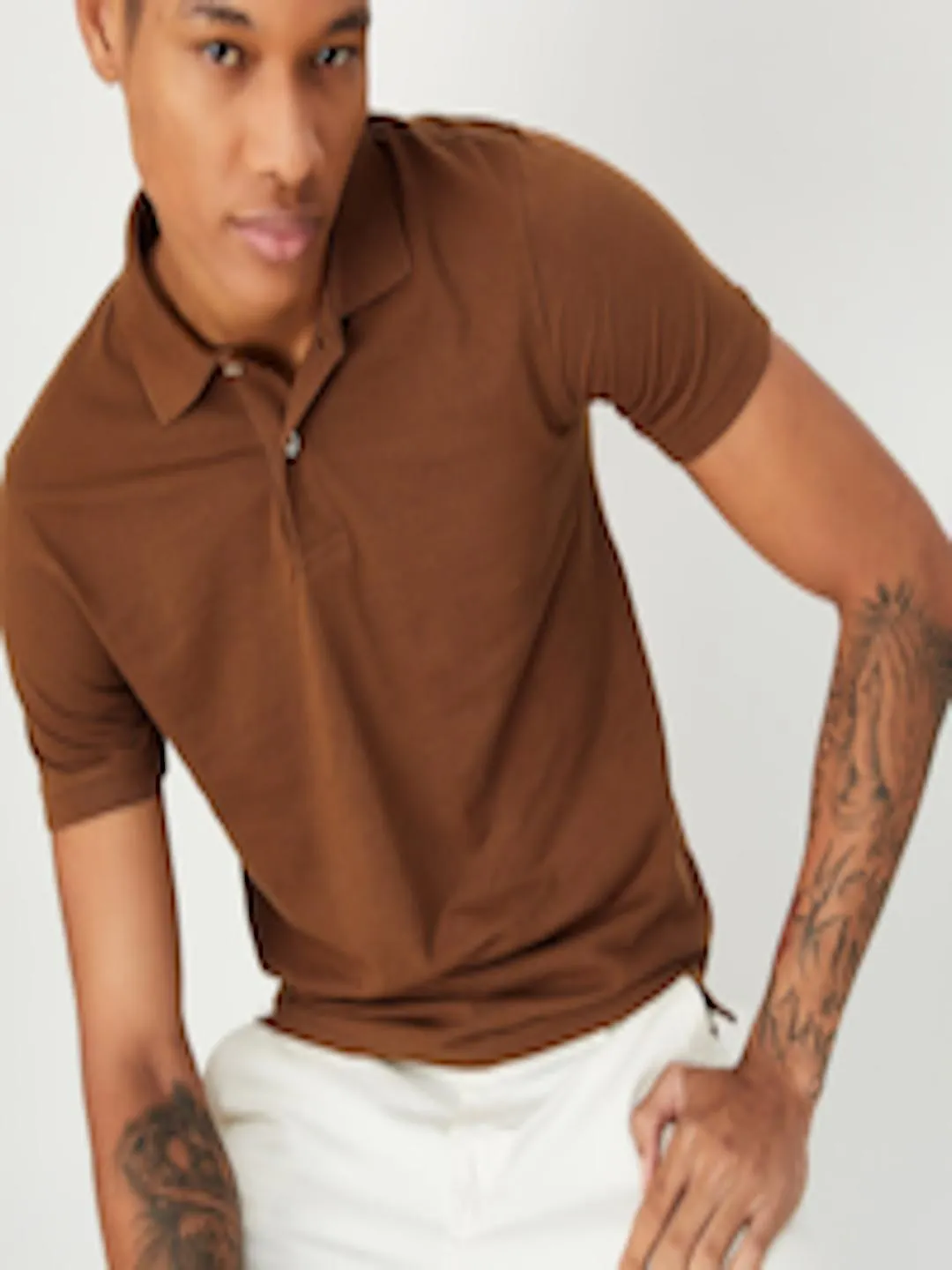 Polo Collar Casual T-shirt