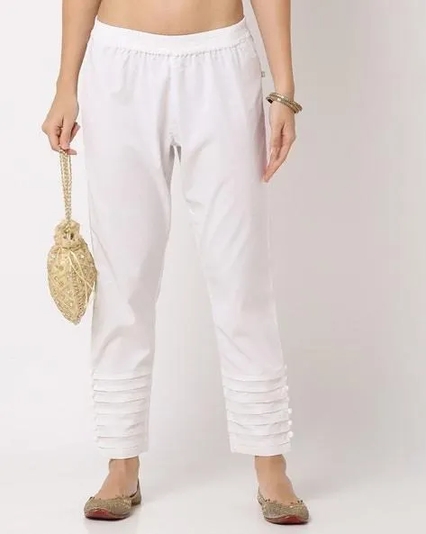 Women Pants with Potli Hem
