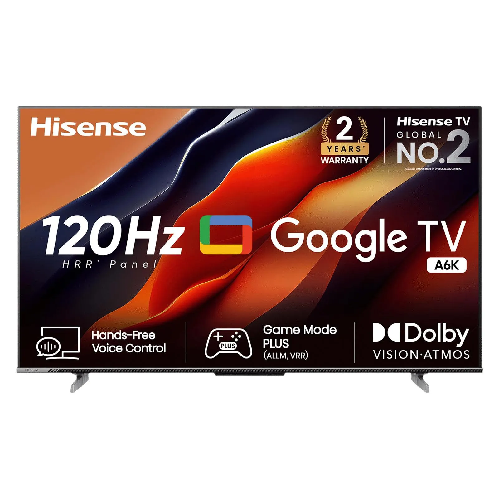 Hisense A6K 126 cm (50 inch) 4K Ultra HD LED Google TV with Dolby Atmos