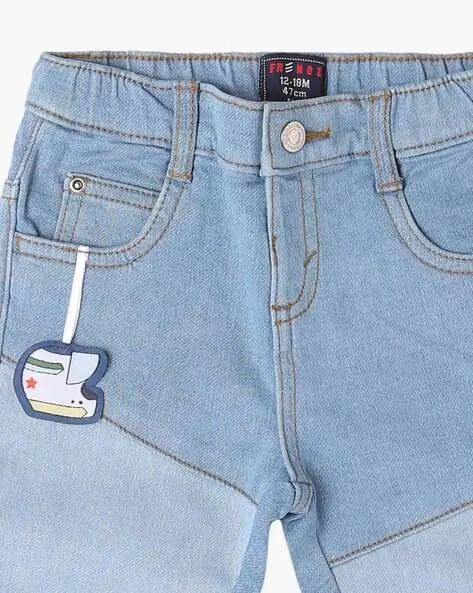 Typographic Print Print Straight Fit Jeans