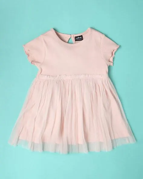 A-Line Dress with Keyhole Back