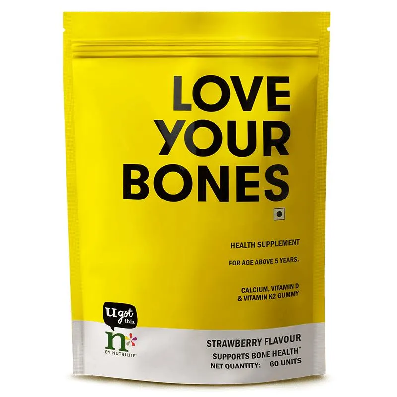 Love Your Bones Calcium, Vitamin D and Vitamin K2 Gummy