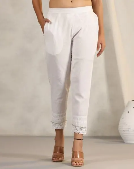 Lace Pants with Insert Pocket