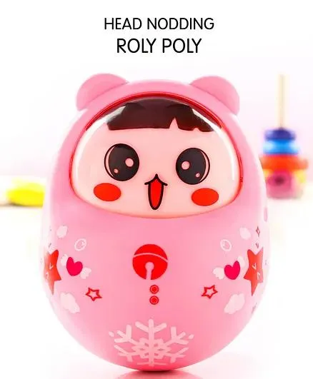 Head Nodding Roly Poly - Pink