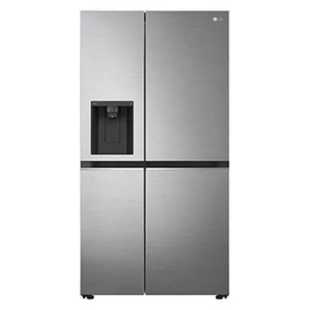 635L, Side by Side Refrigerator with Smart Inverter Compressor, Water and Ice Dispenser with UV Nano, Hygiene Fresh+™, DoorCooling+™, Smart Diagnosis™, Shiny Steel Finish
