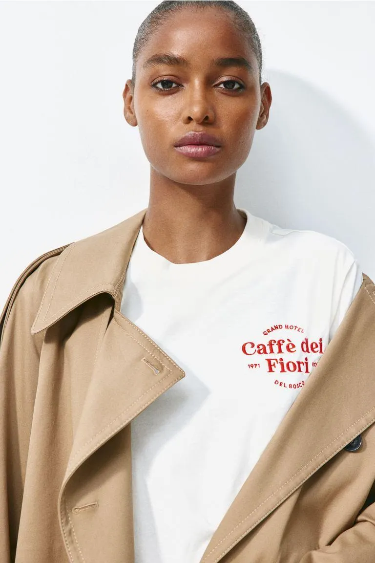 Print-motif T-shirt