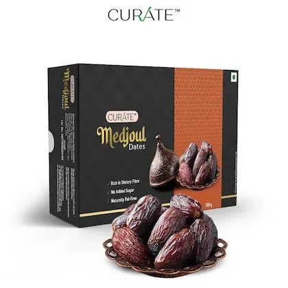 Dates Medjoul Curate Premium Imported 500 g Pack